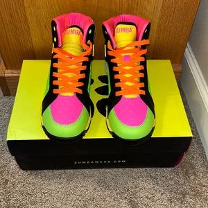 Zumba Energy Boom High Top Athletic Shoes women’s size 7